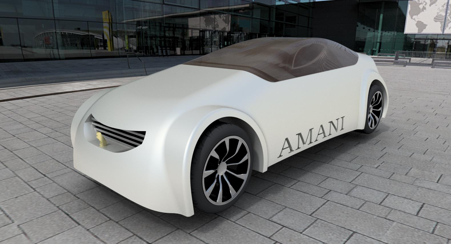 Automotive Design 3D Modeling Car