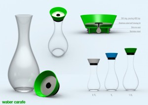 Smart Water Carafe Product Design Challenge
