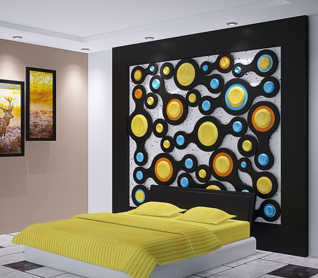 bedroom interior design CAD
