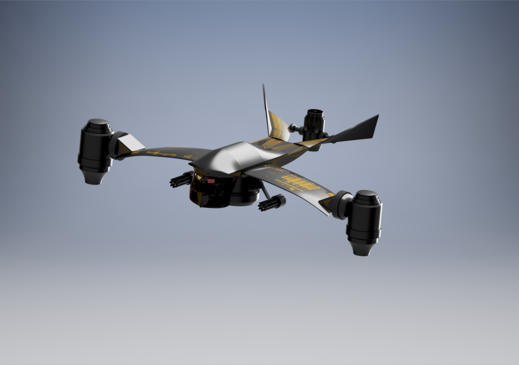 drone design 3d modeling