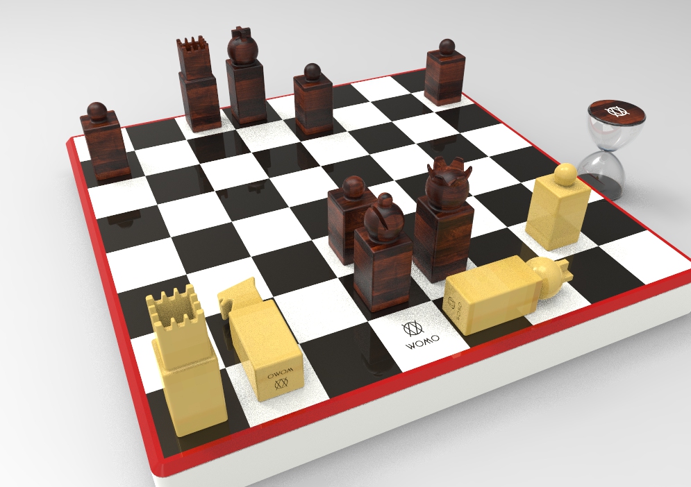 chess set cad design