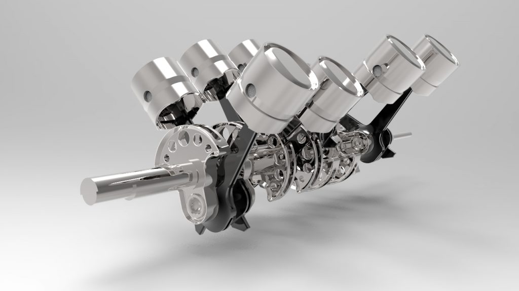 v8-engine-3d-modeling