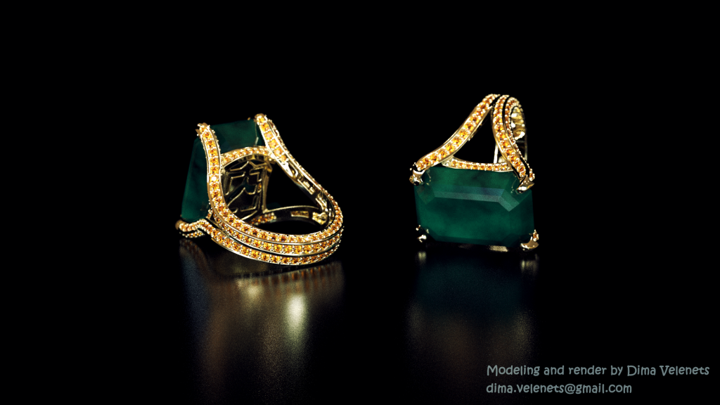 luxury ring jewelry design