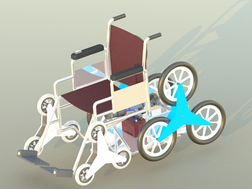 stair climbing wheelchair design