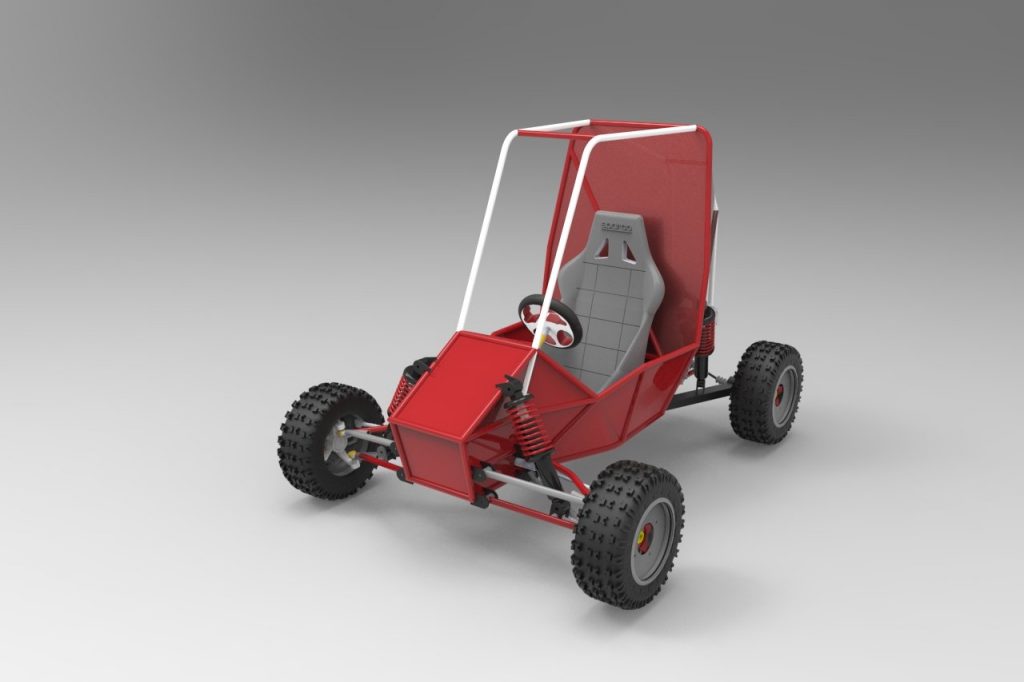 dune buggy 3D modeling design