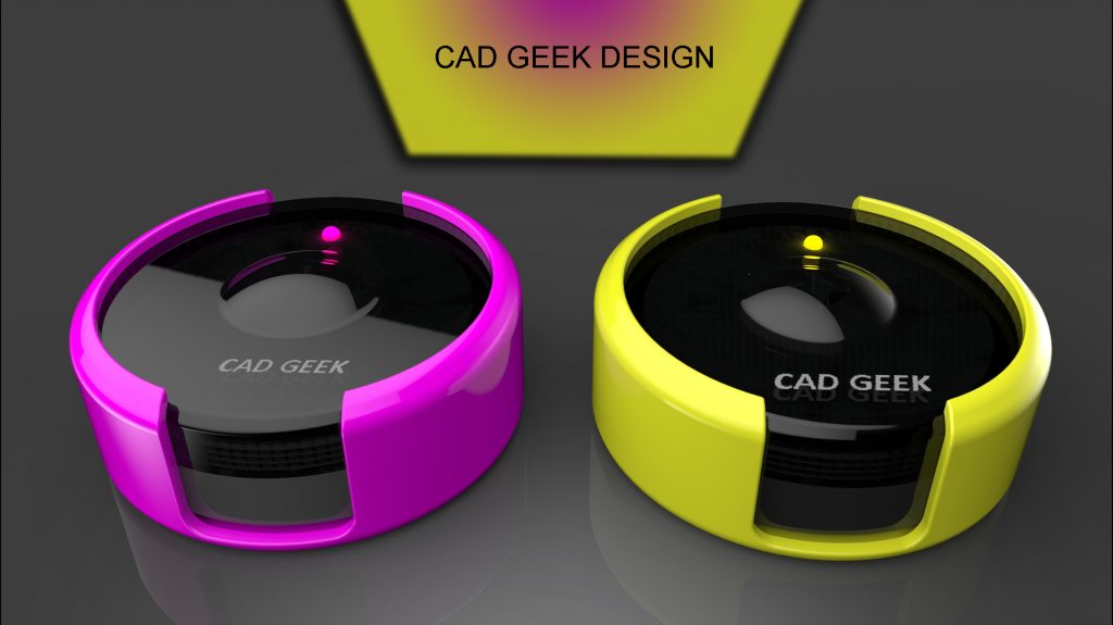 tracker device cad design