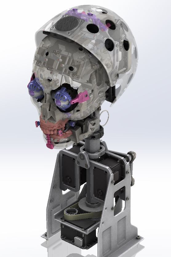 Animatronics head design and AI