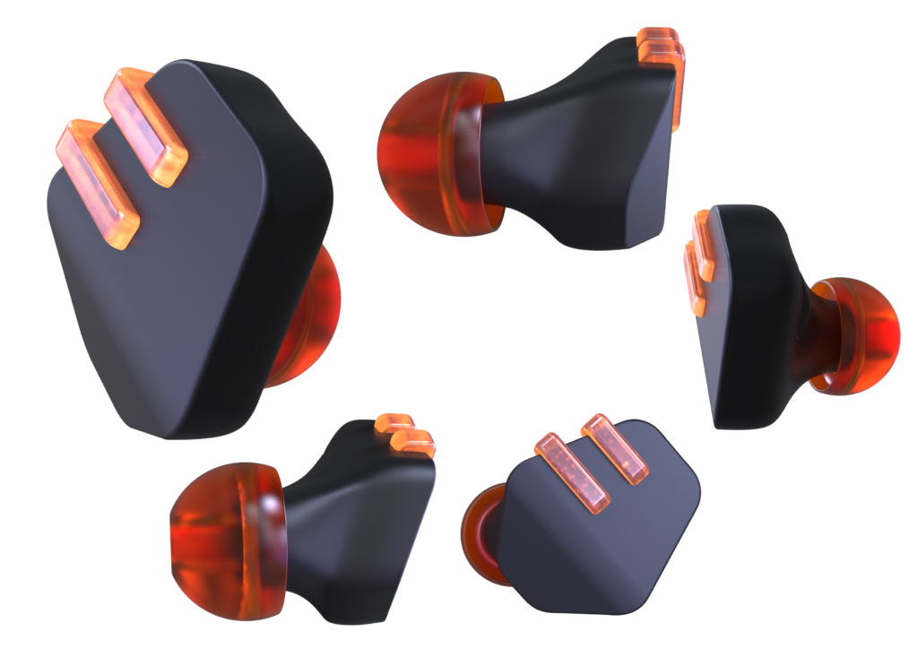 wireless earbuds 3D modeling