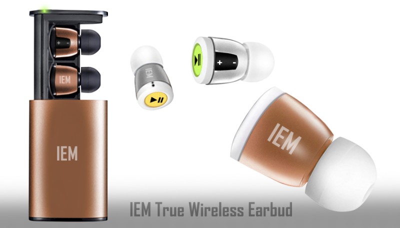 wireless earbud gold