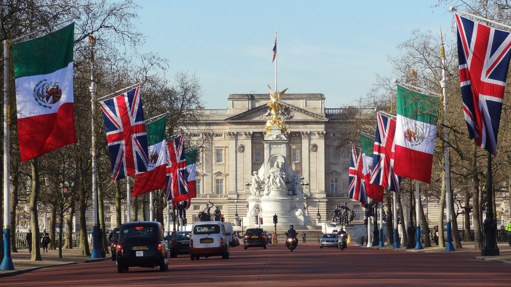 Buckingham Palace in England