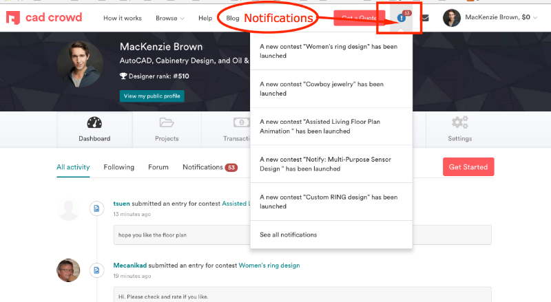 User Notifications and Alerts