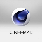 Cinema 4D 3D modeling software logo