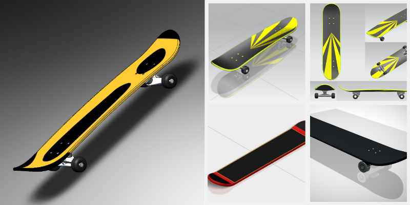 New skateboard concept design