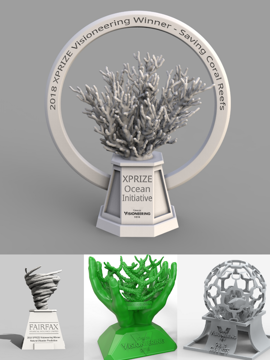 XPRIZE Visioneering - Trophy Design - Saving Coral Reefs