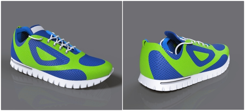 3d model shoe