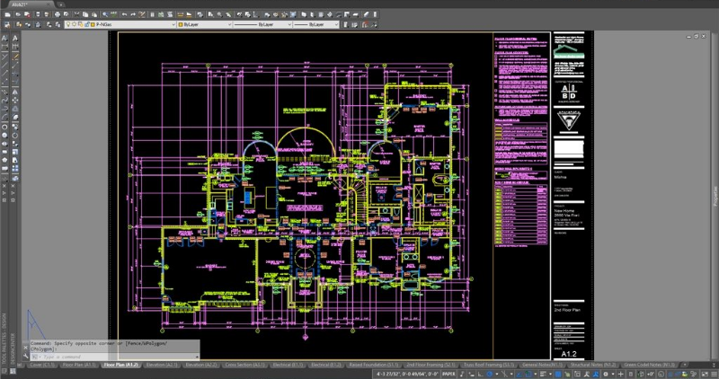 autocad workspace