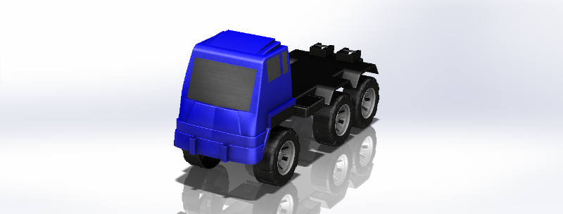 3d model truck