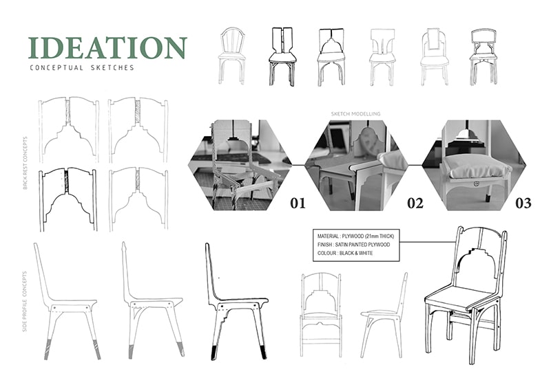 chair sketch new product design