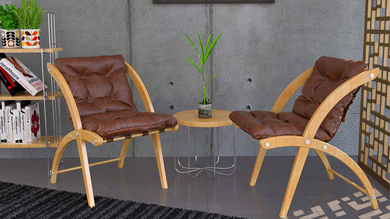 3D Furniture Rendering Chairs