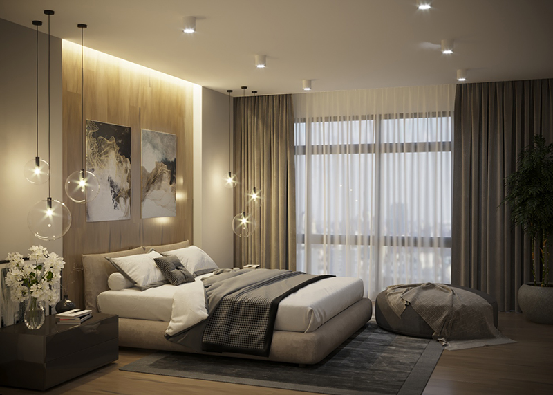 3ds Max Bedroom Design