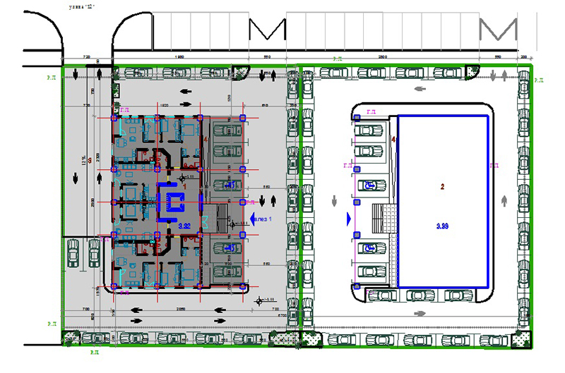 AutoCAD Drawing Residential Complex