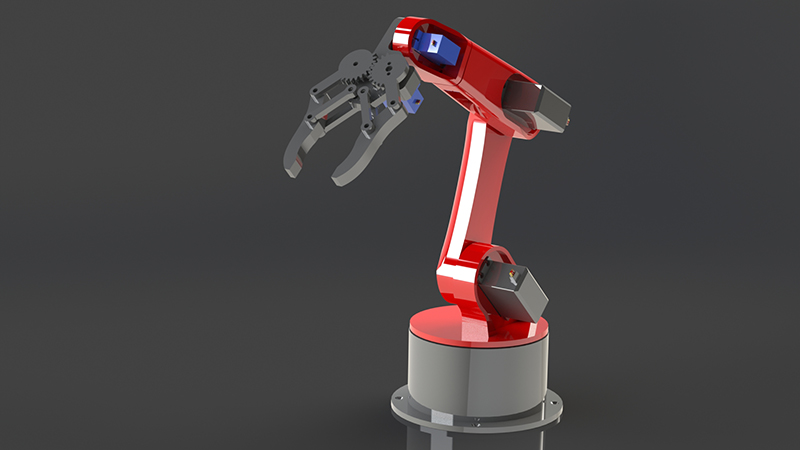 3D-printed robotic arm