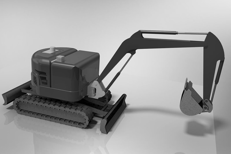 Excavator robot