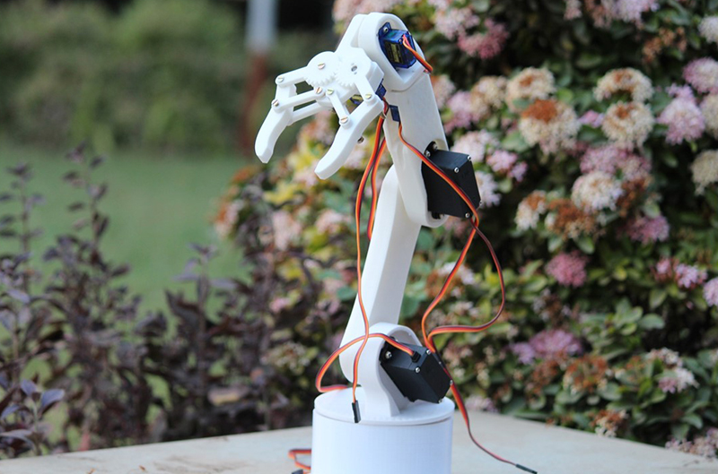 3D printed robotic arm prototype