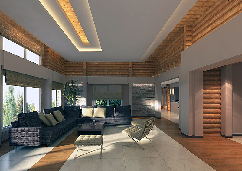 Realistic-log-house-interior-design