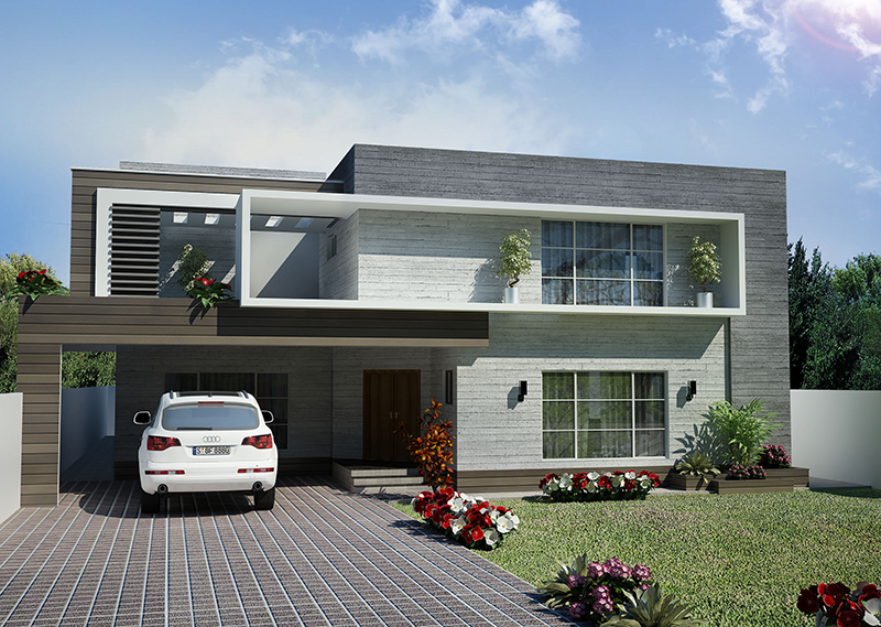 House-exterior-3D-rendering