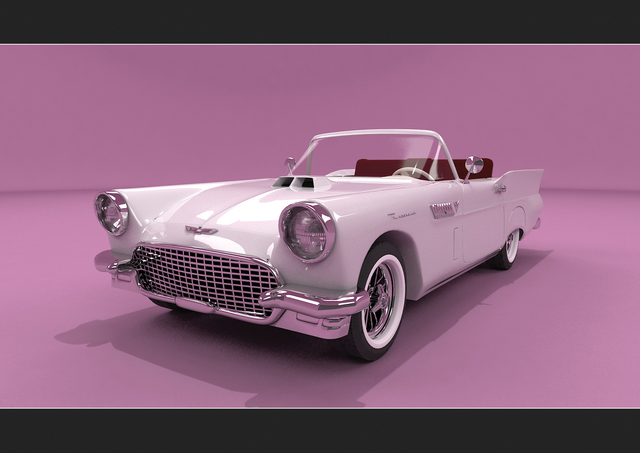 ford thunderbird 3D model