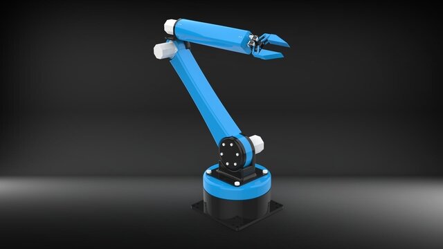Six-Axis-Industrial-Robotic-Arm