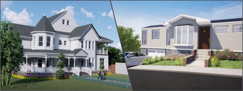 3d renders of houses