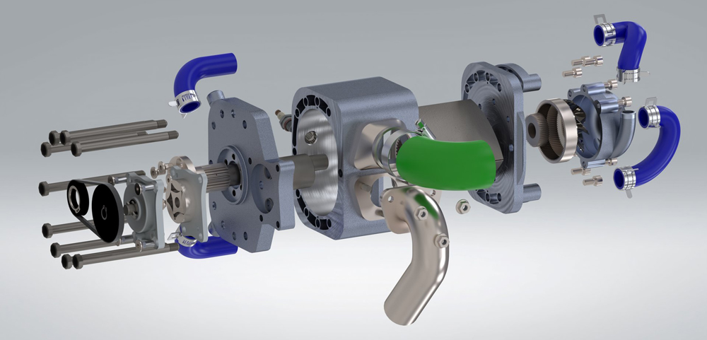 Hydrogen-Rotary-Engine-Design