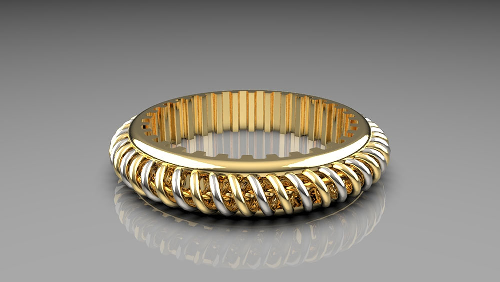 Ring 3d product rendering
