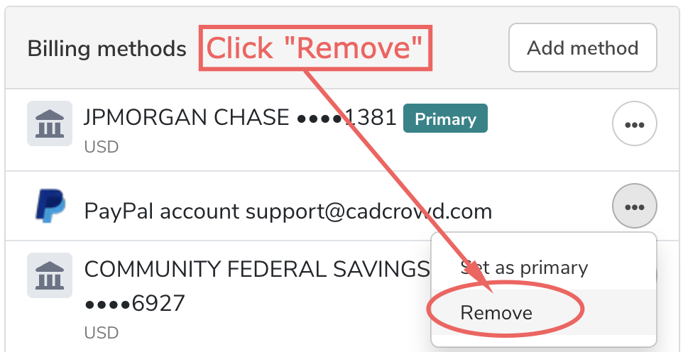 remove-payment-method-from-cad-crowd-account