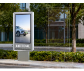 Custom Aluminium Outdoor Digital Sign Casing