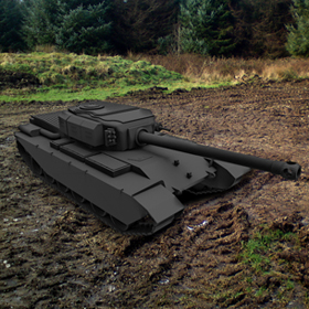 WW2 Tank for printing