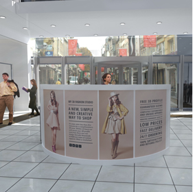 Storefront design layout