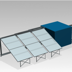 Portable Solar Power Container