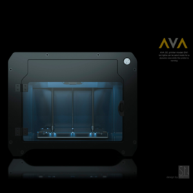 AVA 3D printer prototype