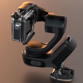 Waterproof wearable camera stabilizer