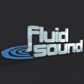 Fluid Sound 2D to 3D logo