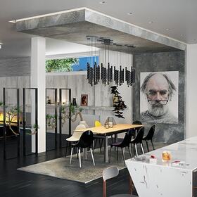 3D cafe presentation