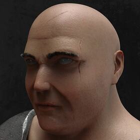 Brute character 3D sculpting