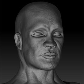 Character 3D sculpting