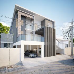 3D residential site plan 