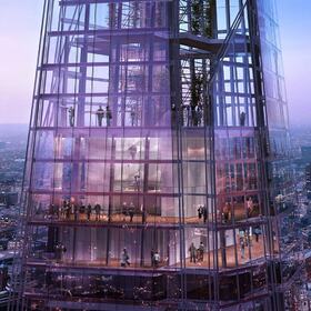 3D office building exterior rendering