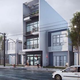 Apartment building HDR rendering