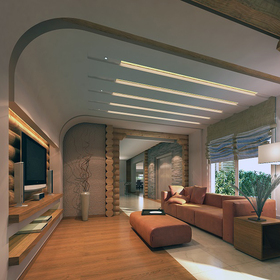 Log house VR rendering